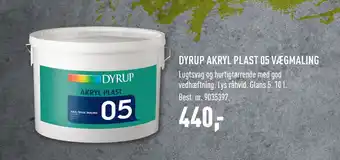 Johannes Fog Dyrup akryl plast 05 vægmaling tilbud
