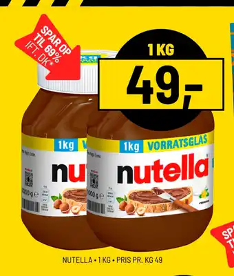 Priss Nutella tilbud