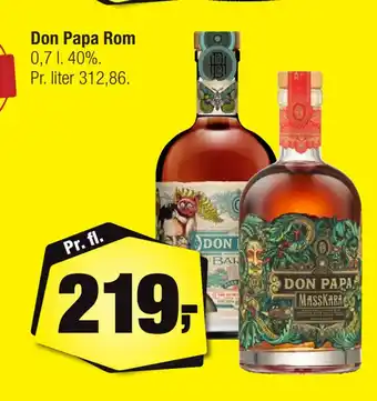Calle Don papa rom tilbud