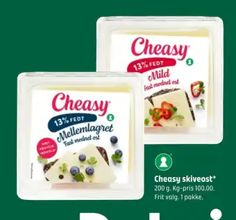 Coop 365 Cheasy skiveost tilbud