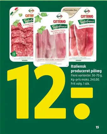 Coop 365 Italiensk produceret pålæg tilbud