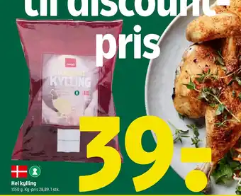 Coop 365 Hel kylling tilbud
