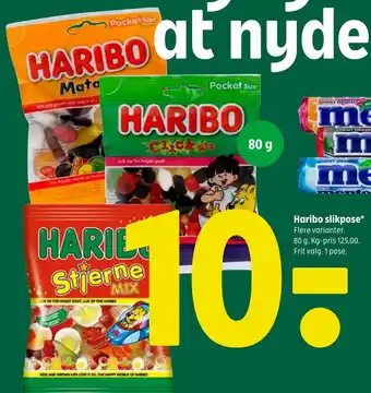 Coop 365 Haribo slikpose tilbud