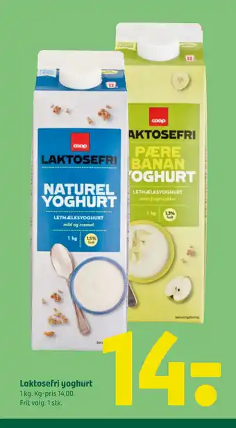 Coop 365 Laktosefri yoghurt tilbud