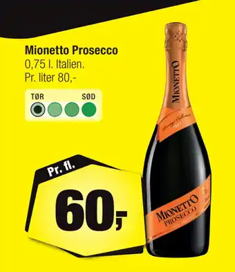 Calle Mionetto prosecco tilbud