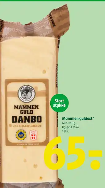 Coop 365 Mammen guldost tilbud