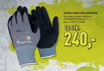 Os ninja maxim arbejdshandske
