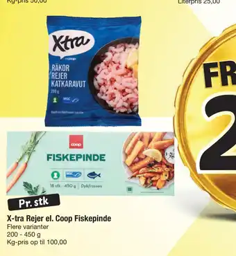 Fakta Tyskland X-tra rejer el. coop fiskepinde tilbud