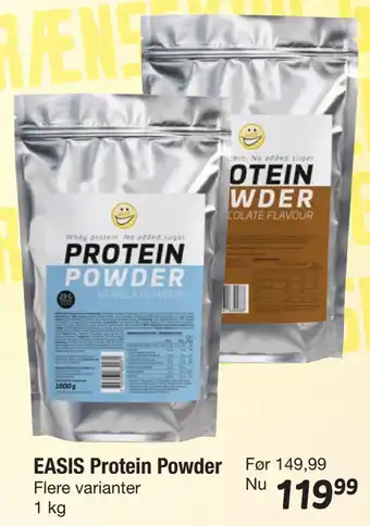Fakta Tyskland Easis protein powder tilbud