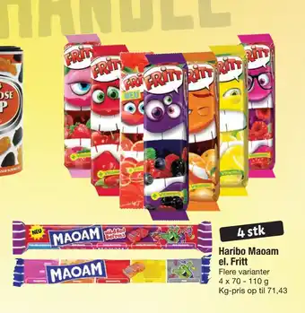 Fakta Tyskland Haribo maoam el. fritt tilbud