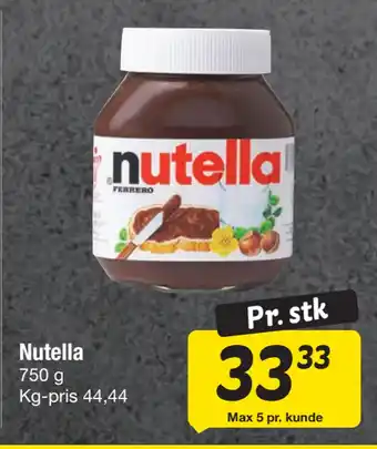 Fakta Tyskland Nutella tilbud