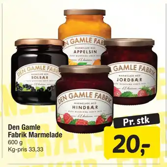 Den gamle fabrik marmelade