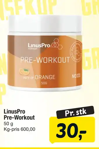 Fakta Tyskland Linuspro pre-workout tilbud