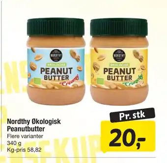 Fakta Tyskland Nordthy økologisk peanutbutter tilbud