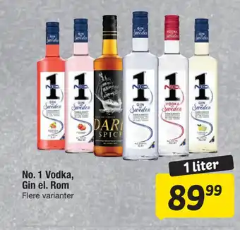 Fakta Tyskland No. 1 vodka, gin el. rom tilbud