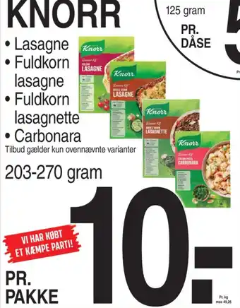 ABC Lavpris KNORR tilbud