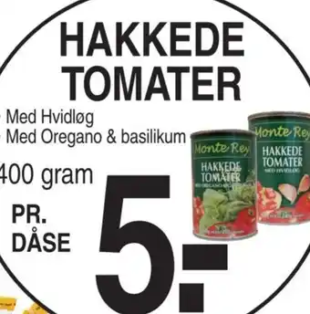 ABC Lavpris HAKKEDE TOMATER tilbud