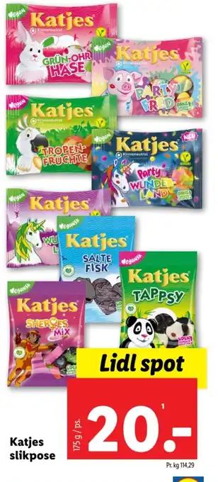 Lidl Katjes slikpose tilbud