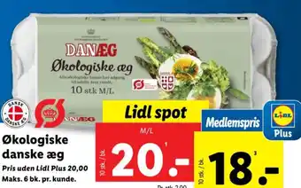 Lidl Økologiske danske æg tilbud