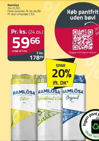 Fleggaard Ramlösa tilbud