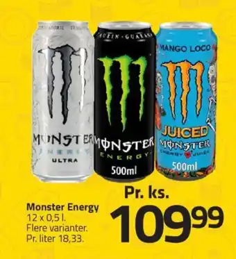 Fleggaard Monster Energy tilbud