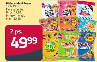 Fleggaard Malaco Maxi Poser tilbud