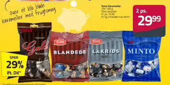 Fleggaard Toms Karameller tilbud
