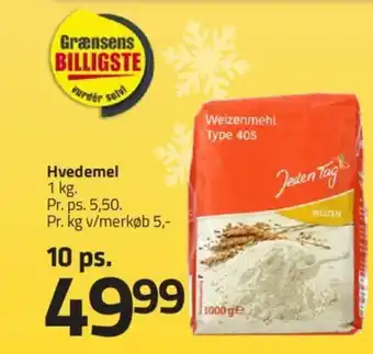 Fleggaard Hvedemel 1 kg. tilbud
