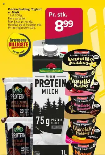 Fleggaard Protein Budding, Yoghurt el. Mælk tilbud