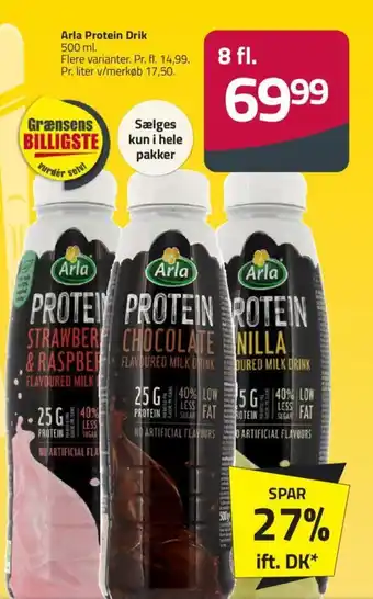 Fleggaard Arla Protein Drik tilbud