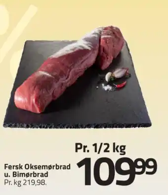 Fleggaard Fersk Oksemørbrad u. Bimørbrad tilbud
