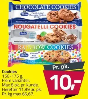 Cookies 150-175 g.