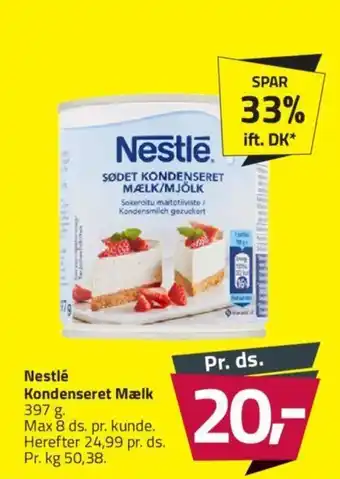 Fleggaard Nestlé Kondenseret Mælk tilbud