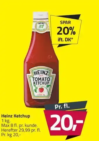 Fleggaard Heinz Ketchup tilbud