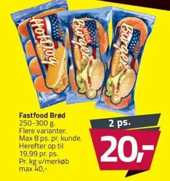 Fleggaard Fastfood Brød tilbud