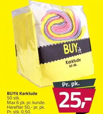 Fleggaard BUYit Karklude 50 stk. tilbud