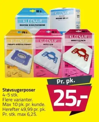 Fleggaard Støvsugerposer tilbud