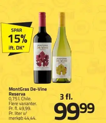 Fleggaard MontGras De-Vine Reserva tilbud