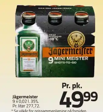 Fleggaard Jägermeister tilbud