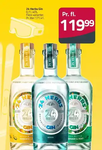 Fleggaard 24 Herbs Gin tilbud