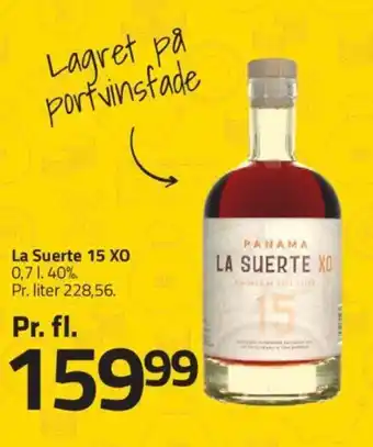 Fleggaard La Suerte 15 XO tilbud