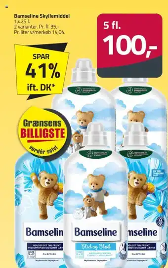 Fleggaard Bamseline Skyllemiddel 1,425 1. tilbud