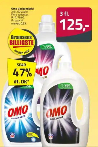 Fleggaard Omo Vaskemiddel tilbud