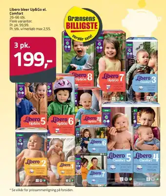 Fleggaard Libero bleer Up&Go el. Comfort tilbud