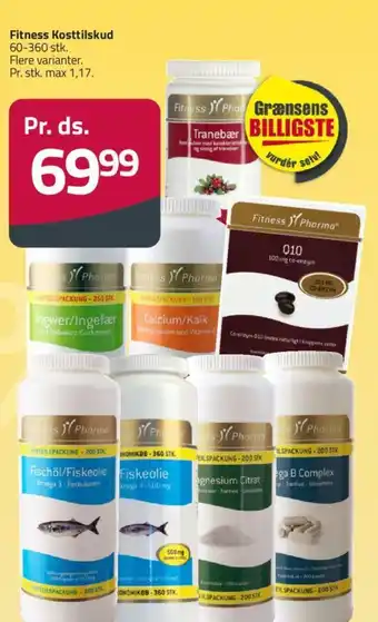 Fleggaard Fitness Kosttilskud tilbud