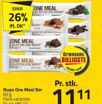 Fleggaard Nupo One Meal Bar 60 g tilbud