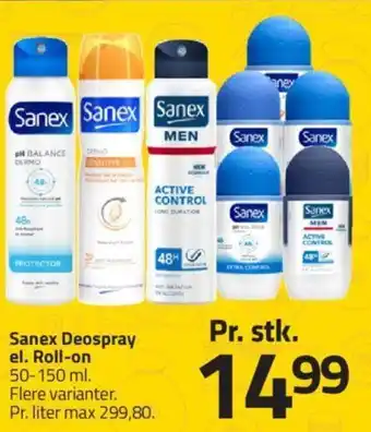 Fleggaard Sanex Deospray el. Roll-on tilbud