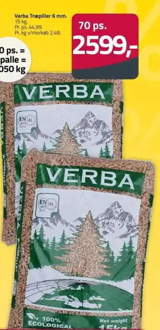 Fleggaard Verba Træpiller 6 mm. tilbud