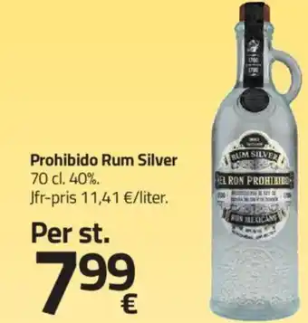 Fleggaard Prohibido Rum Silver tilbud