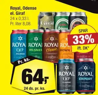 Calle Royal, Odense el. Giraf tilbud